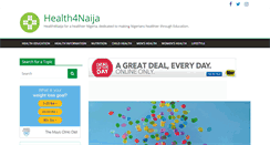 Desktop Screenshot of health4naija.com